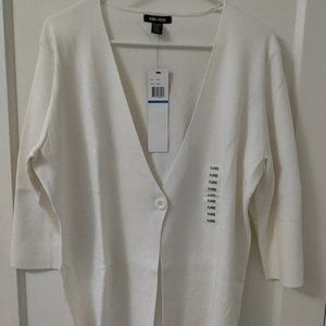 Spring + Mercer 3/4 sleeve one-button cardigan XL